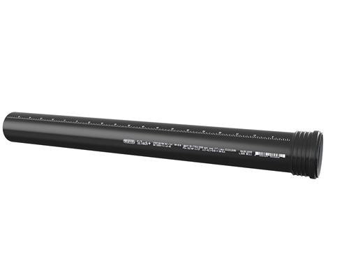 Wavin Sitech+ afløbsrør Ø110 mm, 3000 mm, plast, sort