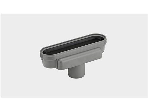 Unidrain - Lavt udlbshus uden vandls og med lodret 50 mm udlb