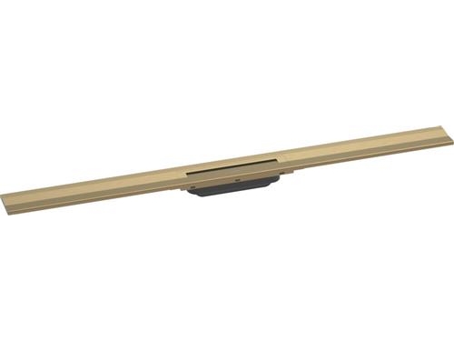 Hansgrohe Raindrain Flex afløbsrende, 1000 mm, vægmontering, børstet bronze