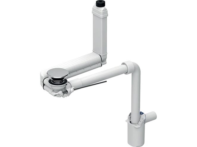 Tvättställsavlopp Clou rymdbesparande modell 32mm | VVS Artiklar - Badrum - Tillbehör för tvättställ | GameStuff