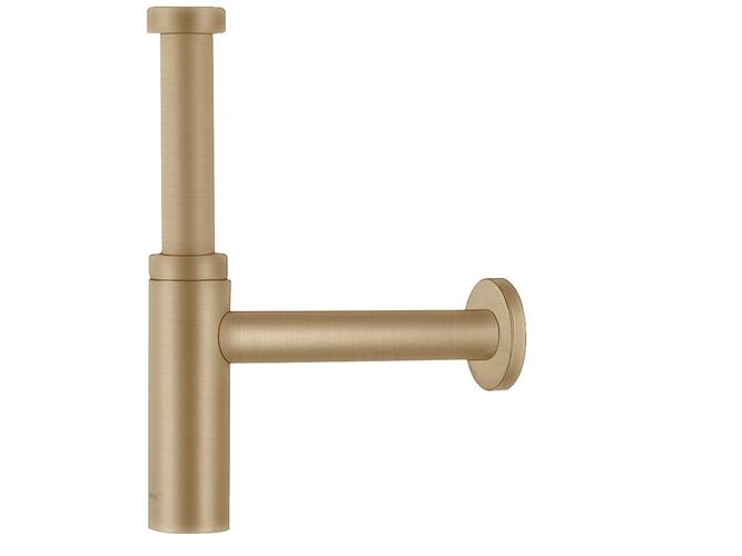 hansgrohe Flowstar S design vattenstopp, borstad brons | VVS Artiklar - Badrum - Tillbehör för tvättställ | GameStuff