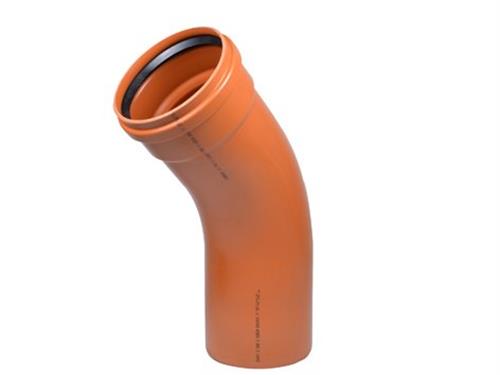 PVC-böj 45° 315 mm - Wavin | VVS Artiklar - Rör & Kopplingar - PVC rör och rördelar | GameStuff