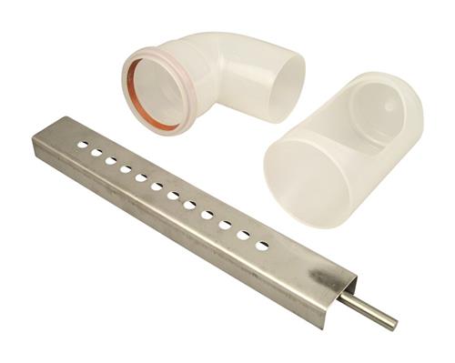 Bundfitting 80mm m/87 grader bøjning | Bilvård & Biltillbehör - Garage utrustning - Verktyg | GameStuff