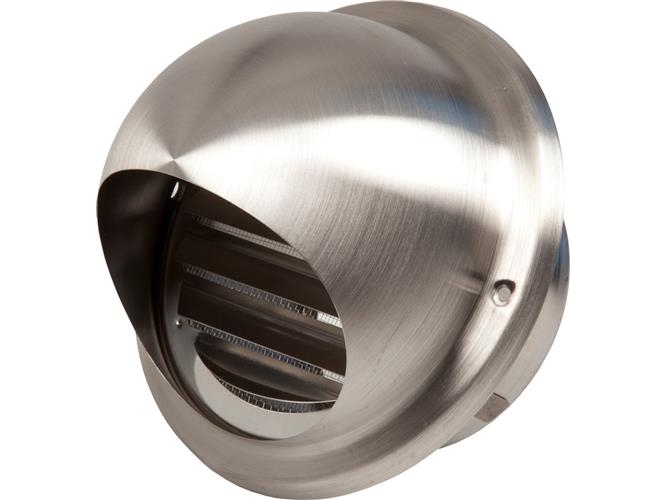 Fresh EGA 100 RF - Murrist ø100 rustfri m. stormkappe | Ventilation & Klimat - Ventilationstillbehör - Utblås Galler | GameStuff