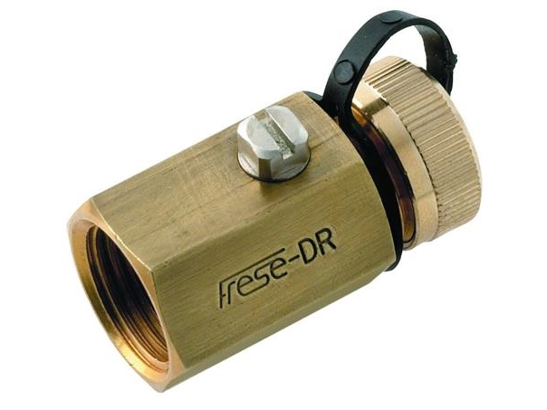 Bundhane DN15 Muffe/Nippel med slutmuffe - i DR messing | VVS Artiklar - Ventiler - Stoppventil | GameStuff