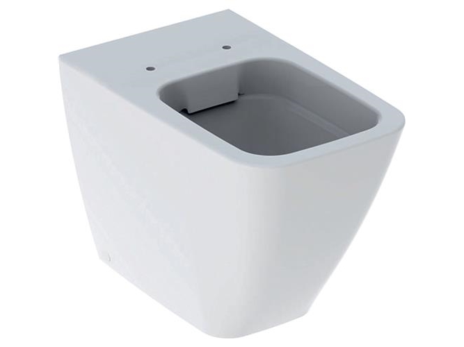 Toilet Icon Square Skjult Mont Hvid