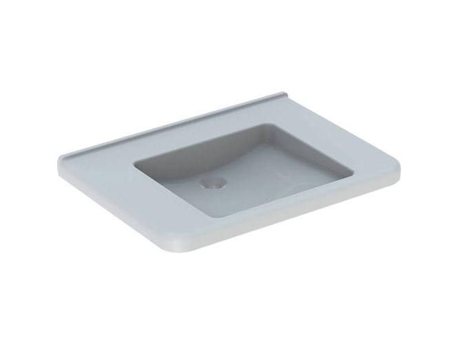 Håndvask Renova Comfort Square 75 hvid/K