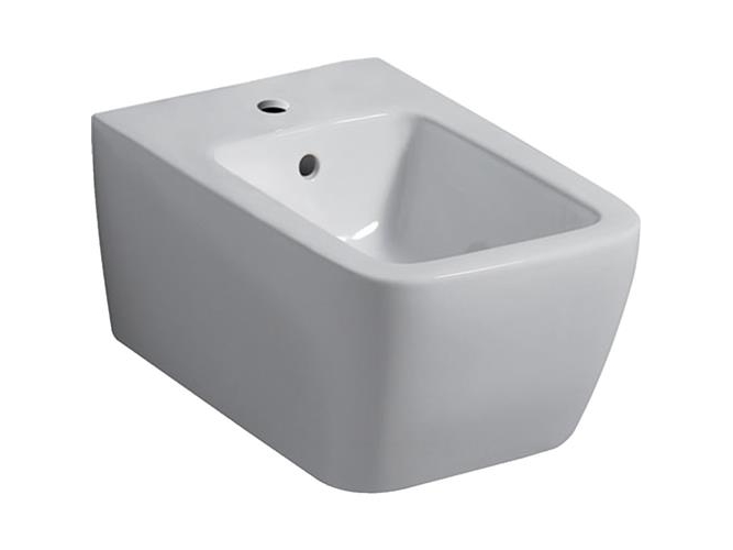 Bidé iCon Square vägg 54cm vit/KeraTect | VVS Artiklar - Badrum - Bidéer | GameStuff