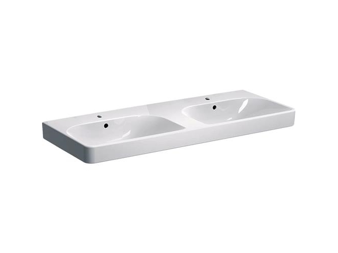 Geberit SMYLE håndvask dobb 1200x165x480mm til møbel/bolt hvid
