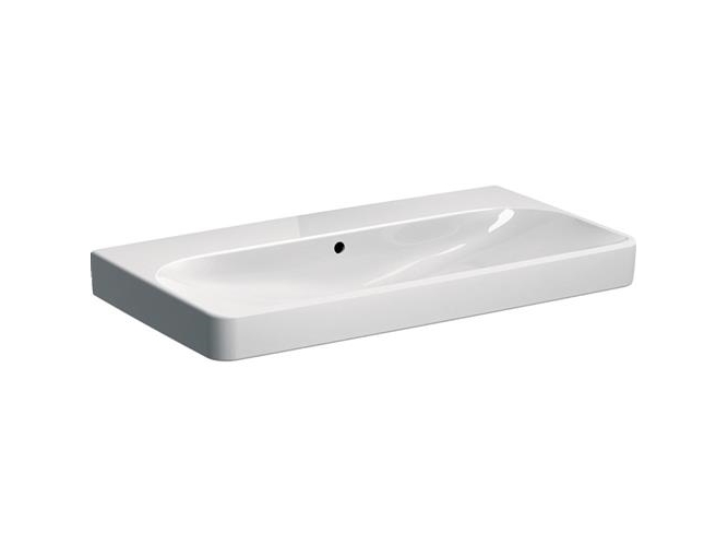 Håndvask Smyle Square U/Hh 90 Hvid/Kerat