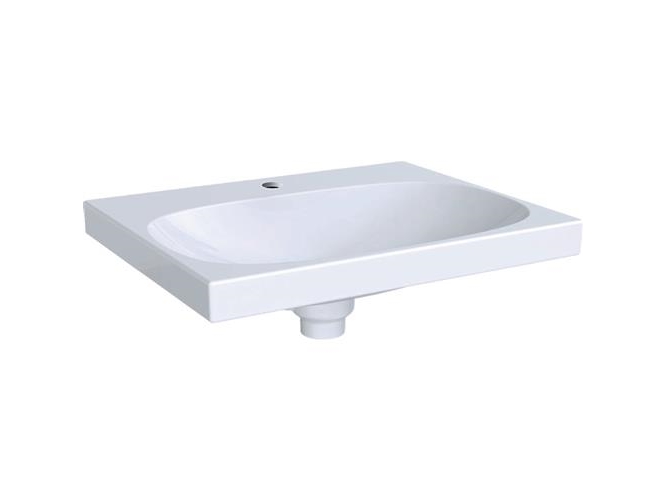 Geberit ACANTO håndvask 600x200x482mm til møbel/bolt hvid