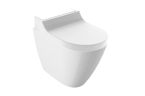 Geberit AquaClean Tuma Comfort douchetoilet, back-to-wall, hvid glas/hvid