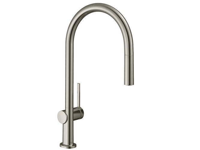 hansgrohe Talis M54 köksblandare 210 1jet med utdrag, stål | VVS Artiklar - Kök - Köksblandare | GameStuff