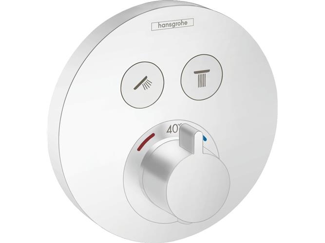 Termostat Select S matt vit | VVS Artiklar - Badrum - Duschblandare och termostatblandare | GameStuff