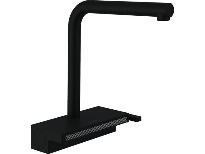 Køk.arm Aquno 250 L-tud matsort udt 2jet | VVS Artiklar - Kök - Köksblandare | GameStuff