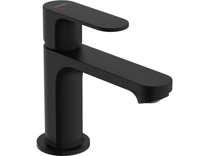 Hansgrohe rebris s 1-grebs håndvaskarmatur 80 coolstart med løft-op bv, mat sort