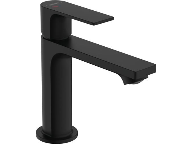 Hansgrohe rebris e 1-grebs håndvaskarmatur 110 coolstart med løft-op bv, mat sort