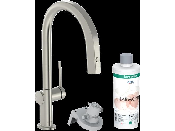 Hansgrohe aqittura m91 filtersystem 240, 1jet, starter set, rf stål finish