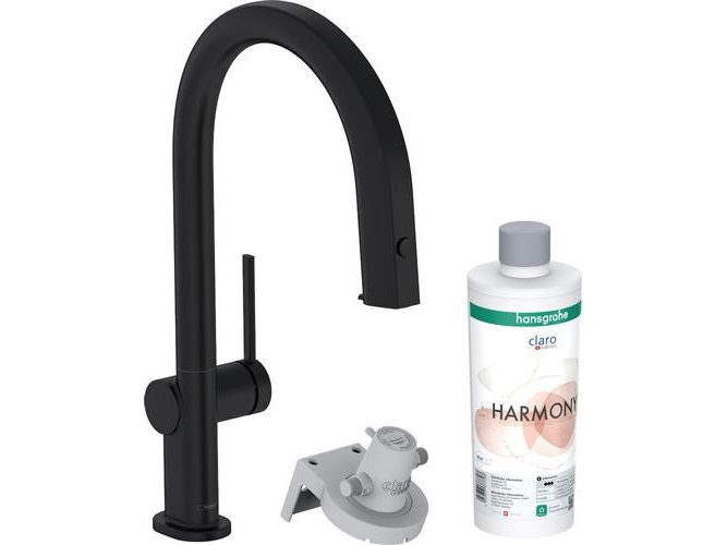 Kök AqitturaM91 dusch+kylskåp C-spout svart | VVS Artiklar - Kök - Köksblandare | GameStuff