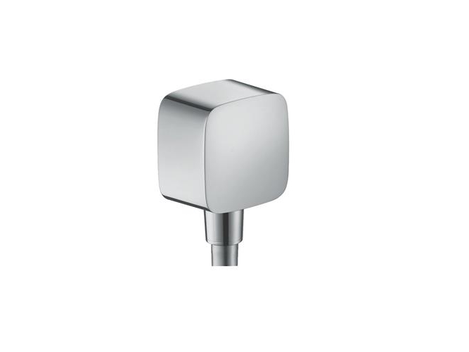 Slangutlopp Fixfit E med backventil krom | VVS Artiklar - Badrum - Tillbehör för dusch | GameStuff