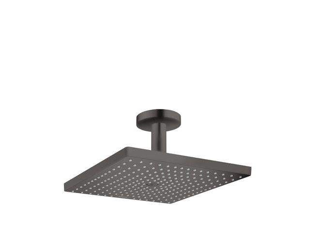 hansgrohe Raindance E300 takdusch, borstad svart krom | VVS Artiklar - Badrum - Duschset & Tillbehör | GameStuff