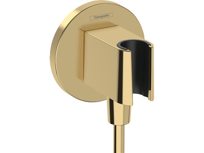 Slanguttag FixFit S med hållare, stolpe guld | VVS Artiklar - Badrum - Tillbehör för dusch | GameStuff