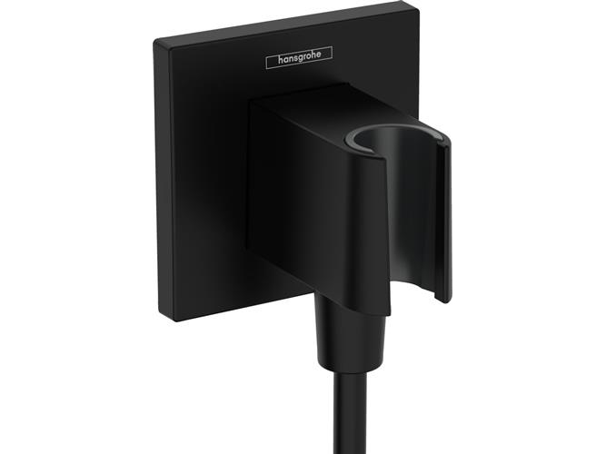 Slanguttag FixFit E med hållare, matt svart | VVS Artiklar - Badrum - Tillbehör för dusch | GameStuff