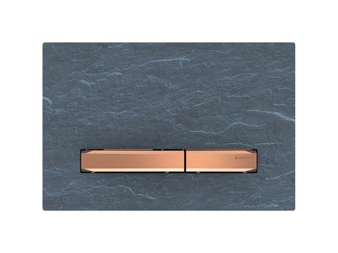 Geberit SIGMA50 betjeningsplade 246x164x14mm rødguld/skifer