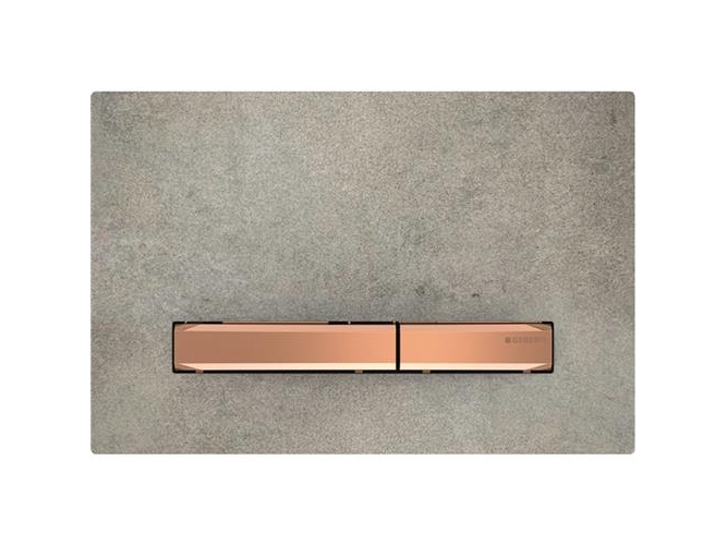 Geberit Sigma 50 kontrollpanel i betong/rött guld | VVS Artiklar - Badrum - Tillbehör för toalett | GameStuff