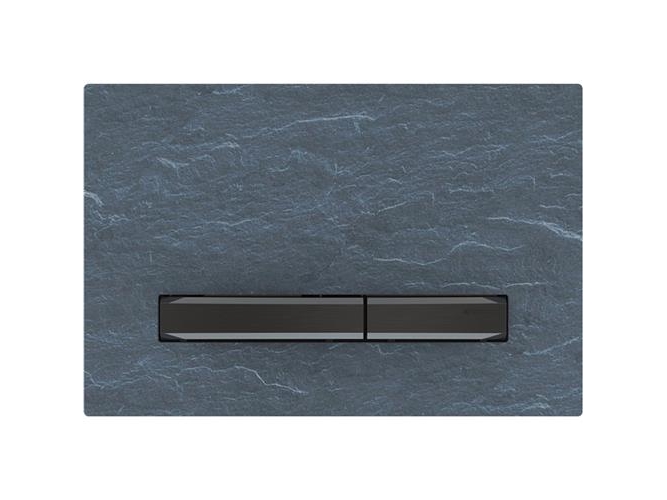 Geberit Sigma 50 Betjeningsplade I Mustang Skifer/Sort Krom