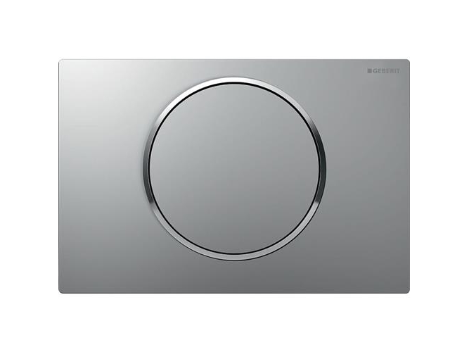 Geberit Sigma 10 betjeningsplade i enkeltskyl, krom/matforkromet