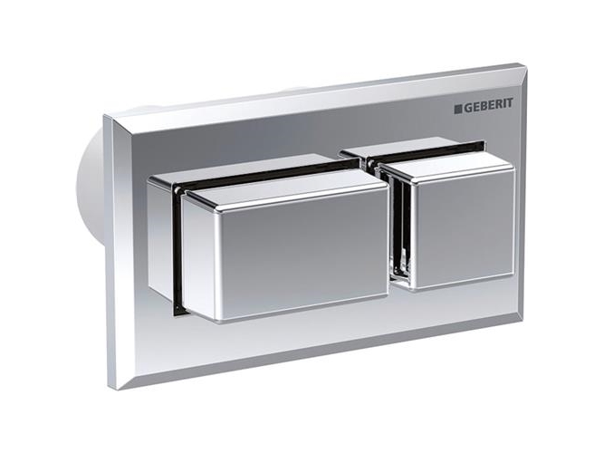 Geberit fjernbetjening 129x74mm blankforkromet