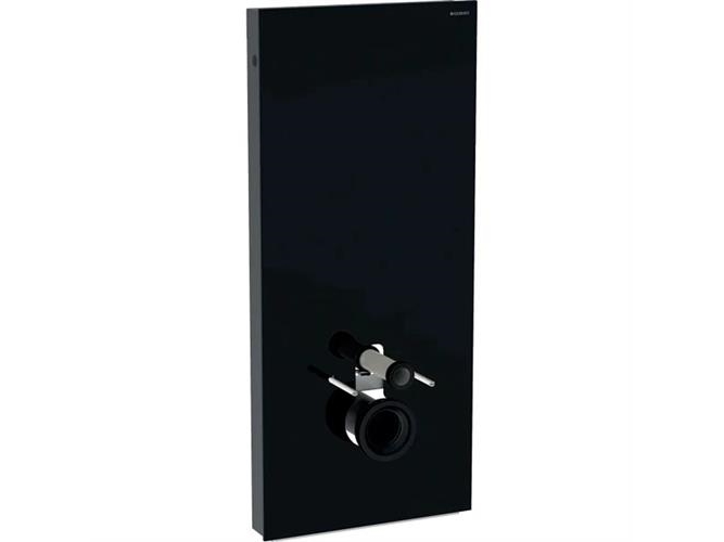 Cisterne 114cm glas sort t/vægh WC