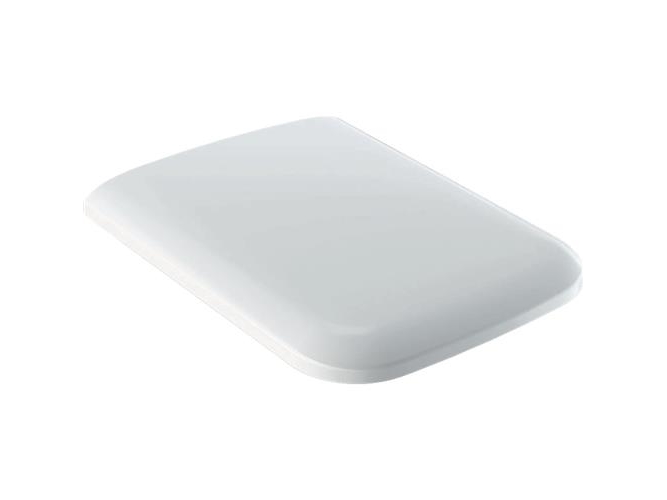 Geberit Icon square toiletsæde 365x450x45mm m/låg hvid