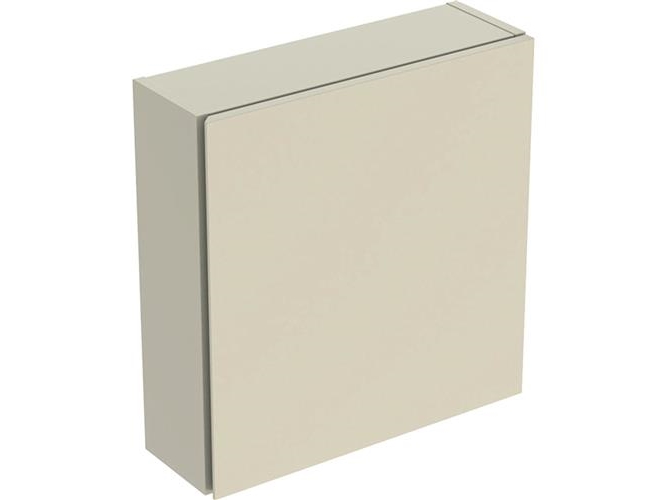 Overskab iCon kvadratisk m/låge sand-grå | VVS Artiklar - Badrum - Badrumsmöbler | GameStuff