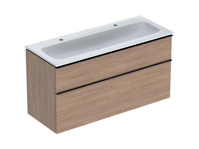 Möbelset iCon smal 2 lådor 120x63 ek | VVS Artiklar - Badrum - Badrumsmöbler | GameStuff