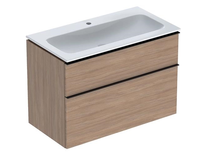 Möbelset iCon smal 2 lådor 90x63 ek | VVS Artiklar - Badrum - Badrumsmöbler | GameStuff