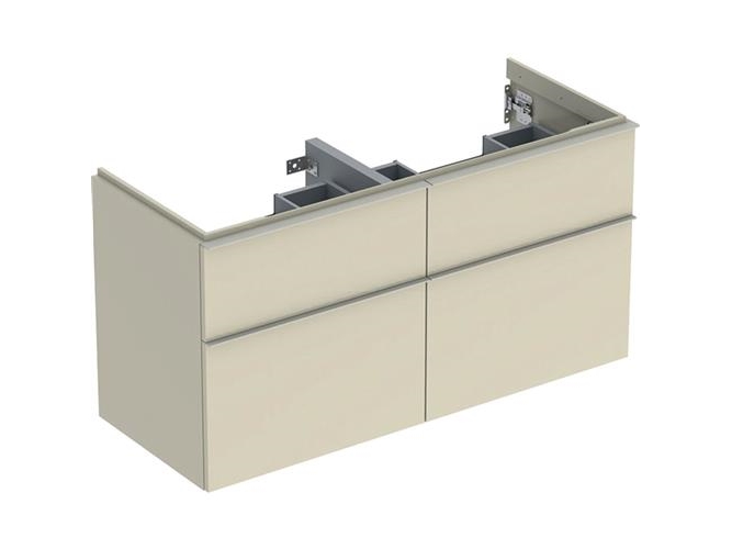 Underskab iCon 4 skuf 118,4x61,5 sandgrå | VVS Artiklar - Badrum - Badrumsmöbler | GameStuff