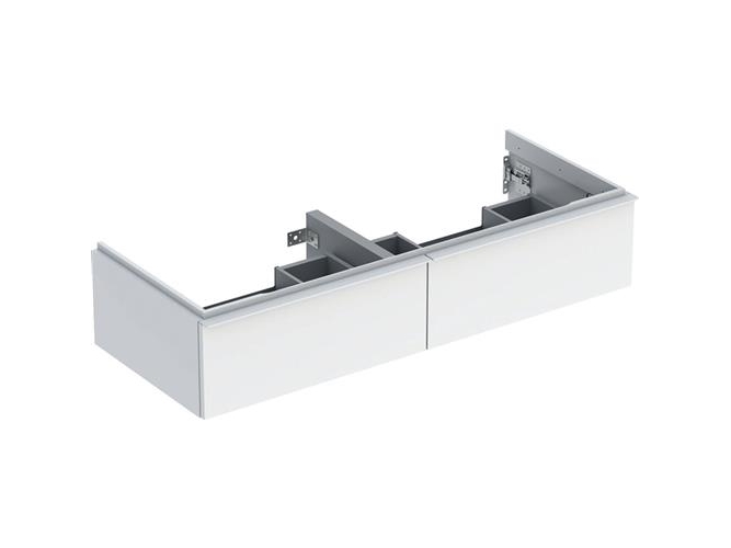 Underskåp iCon 2 lådor 118.4x24.7 vit | VVS Artiklar - Badrum - Badrumsmöbler | GameStuff