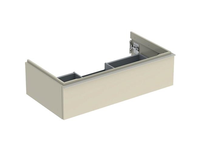 Geberit Icon vaskeskab 888x476x247mm 1skuffe sand-grå