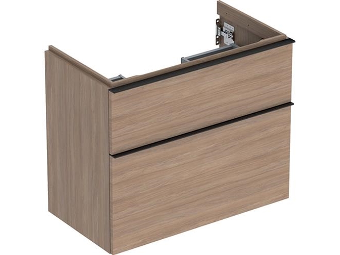 Underskåp iCon 2 lådor 74x61,5 ek | VVS Artiklar - Badrum - Badrumsmöbler | GameStuff