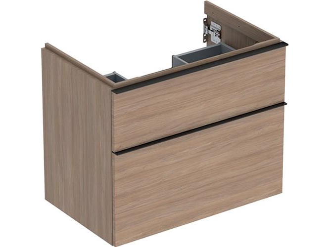 Underskåp iCon 2 lådor 74x61,5 ek | VVS Artiklar - Badrum - Badrumsmöbler | GameStuff