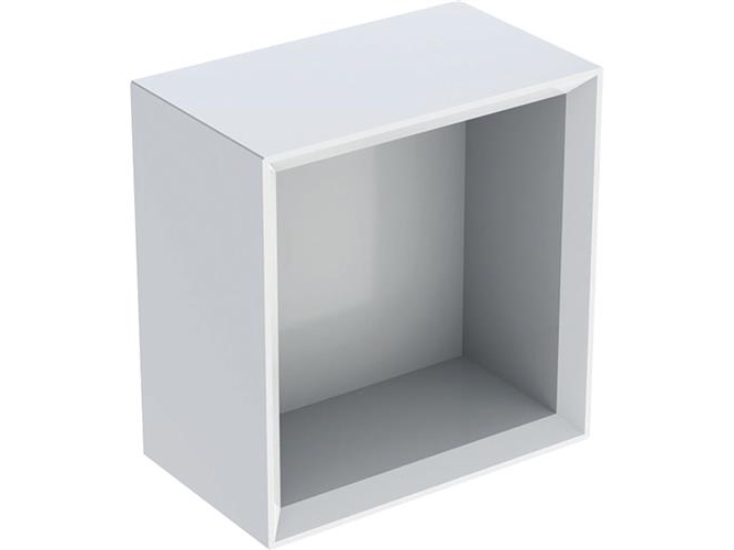 Vägglåda iCon fyrkantig vit glansig | VVS Artiklar - Badrum - Badrumsmöbler | GameStuff