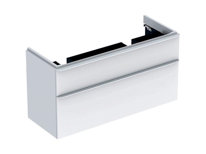 smyle fyrkantigt underskåp 118 vit/glansspo. | VVS Artiklar - Badrum - Badrumsmöbler | GameStuff