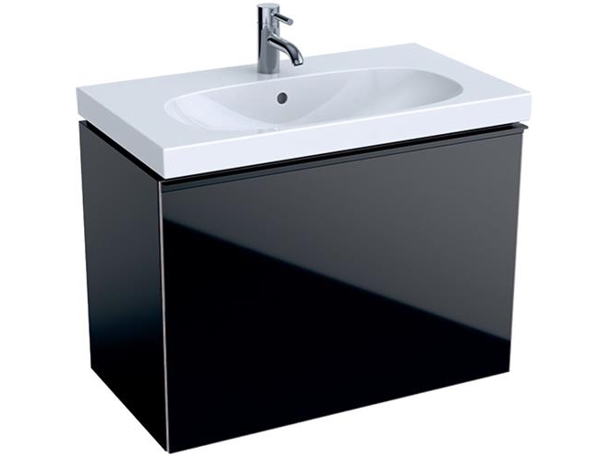 Acanto Underskab 74 Mat/Sort, Blank/Sort