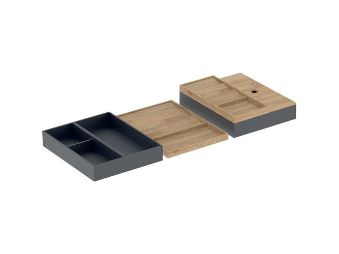 Schubladeneinsatz-Set Für Obere Schublade 90 Cm