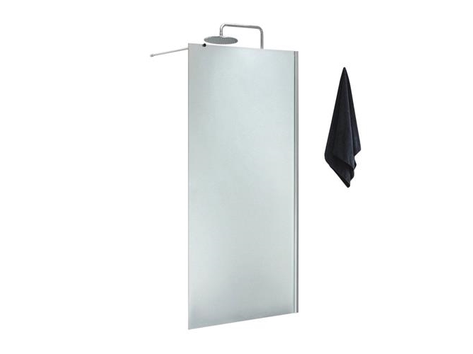 Brusevæg 80cm isglas fast væg