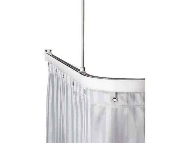 Forh. stang 90x90 vit m/loftstøtte | VVS Artiklar - Badrum - Tillbehör för dusch | GameStuff