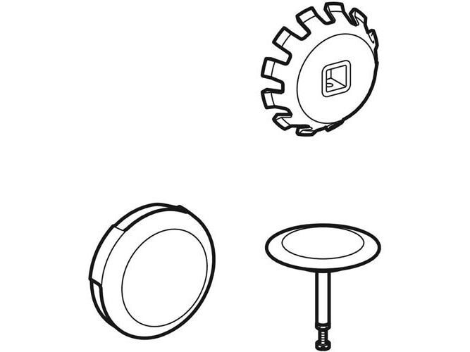 Slutmontagesæt reservedele t/afløbsgarn