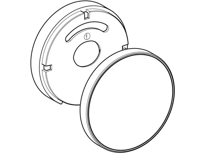 Roset Split t/excenter-garn&indløb sort